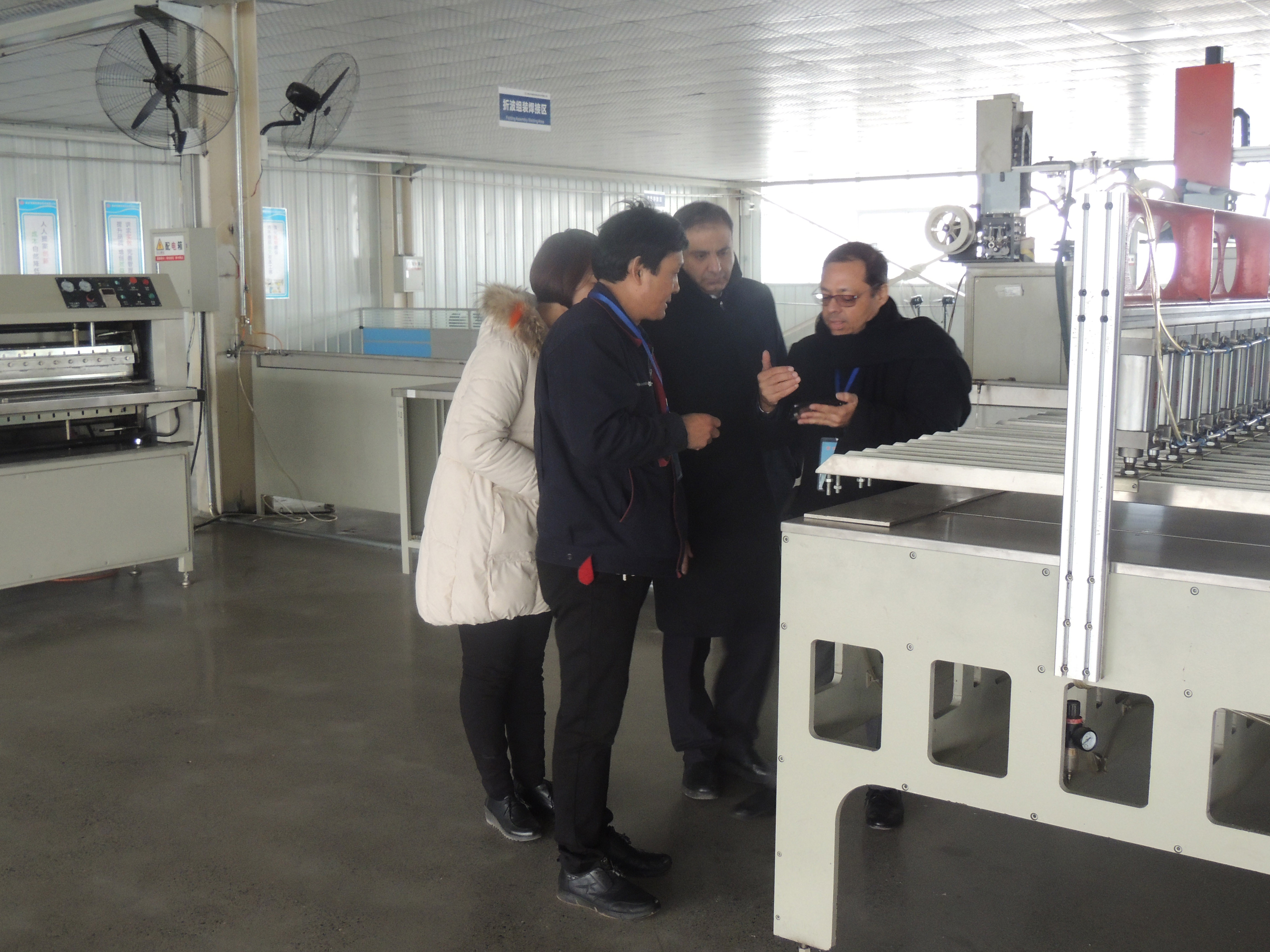 Welcome Indian Customer Visit Our Factory!