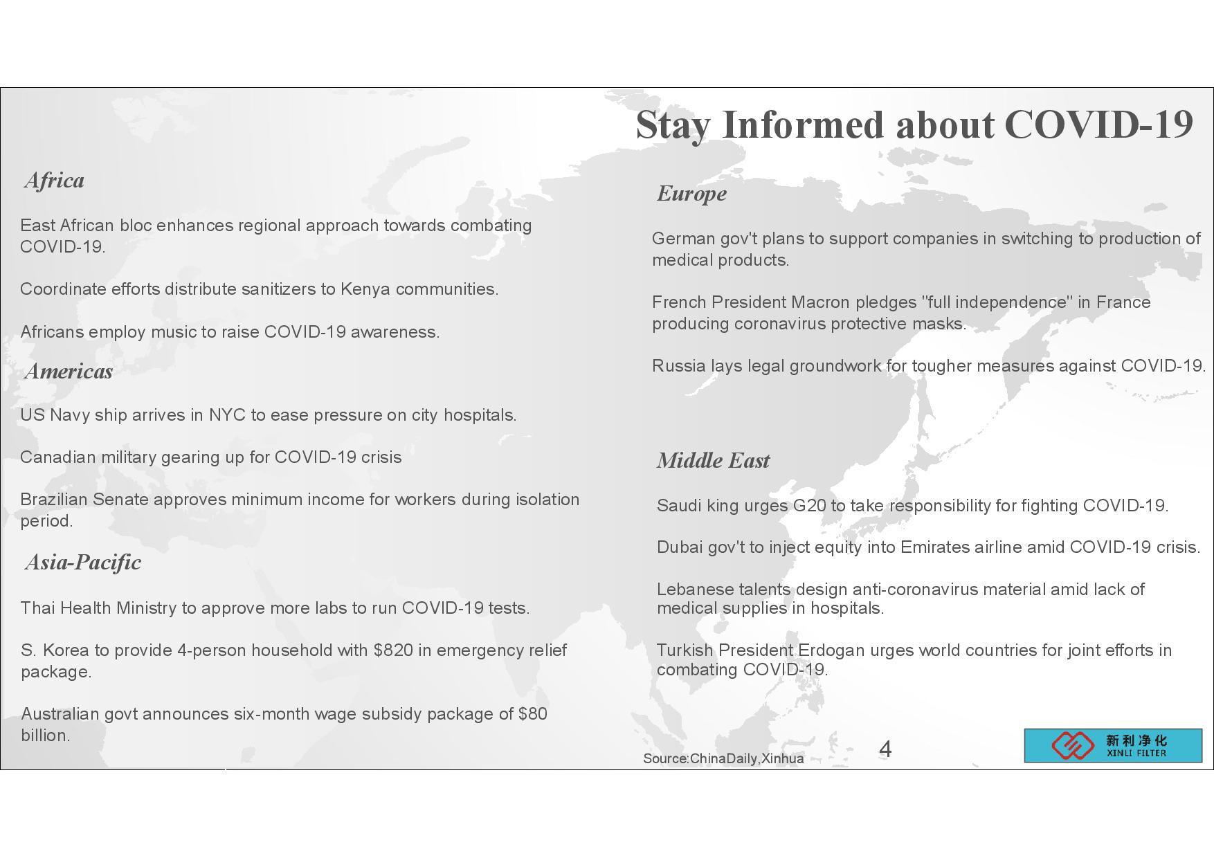 New epidemic situation （Coronavirus disease COVID-19)